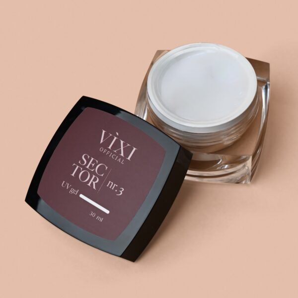 SECTOR GEL NR ( MILKY) tobulas gelis dirbant su VF HEMA/TPO FREE